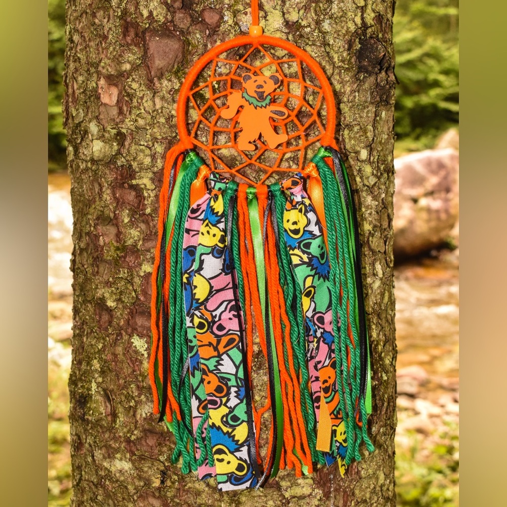 Grateful Dead Bear Modern Made Dreamcatcher